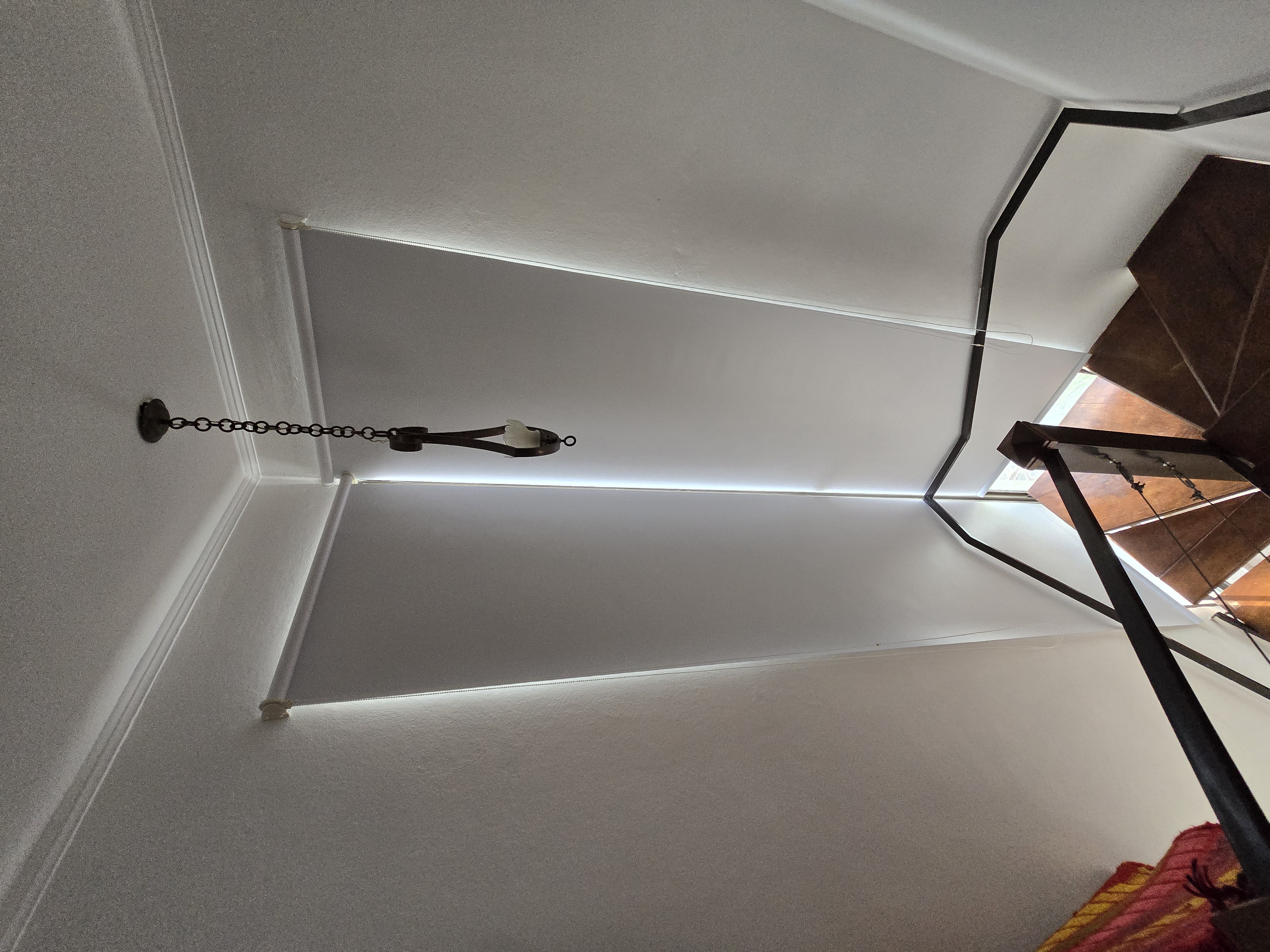 Cortinas Roller Línea blackout en aberturas de doble altura